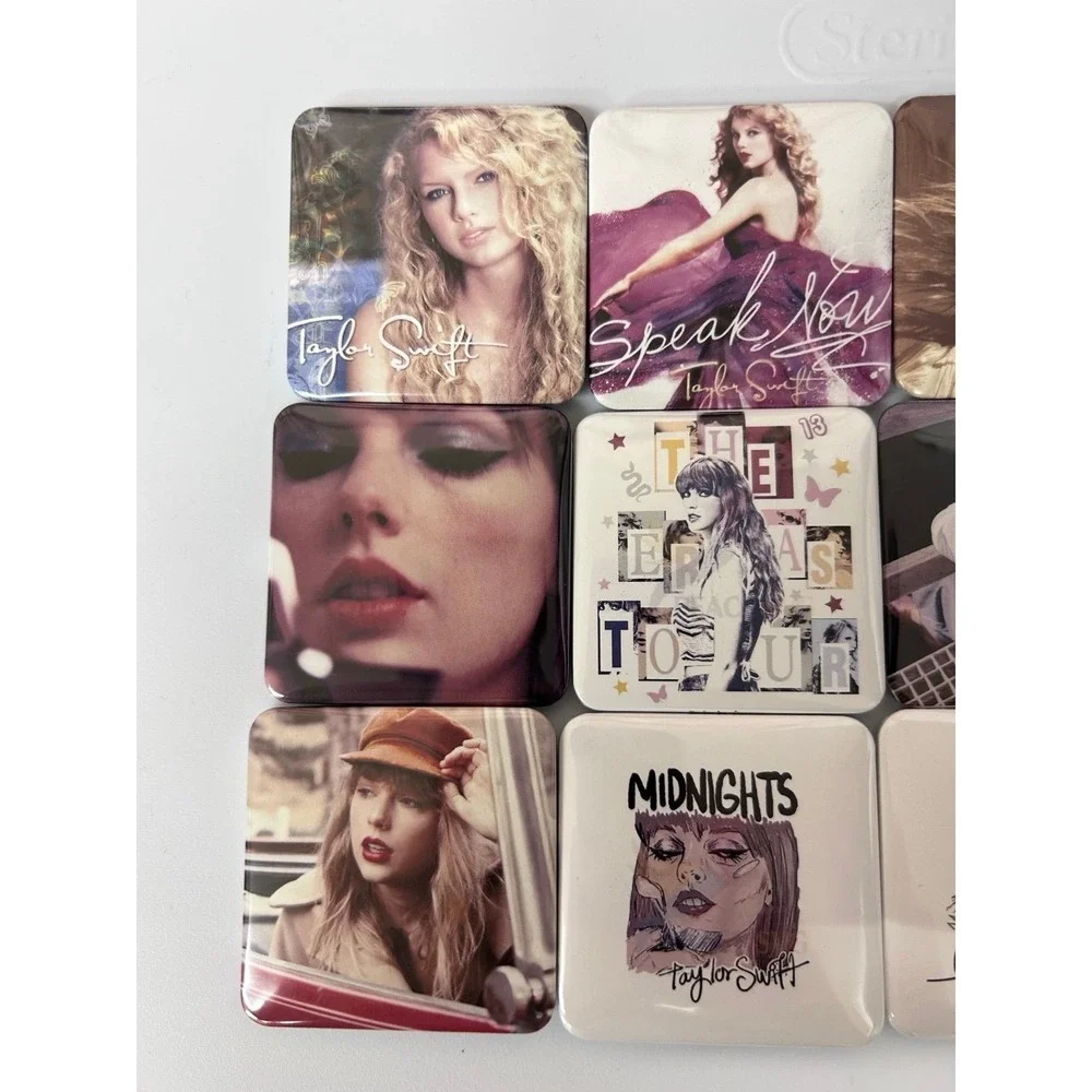 Lot of 12 taylor swift fridge magnets 2x2